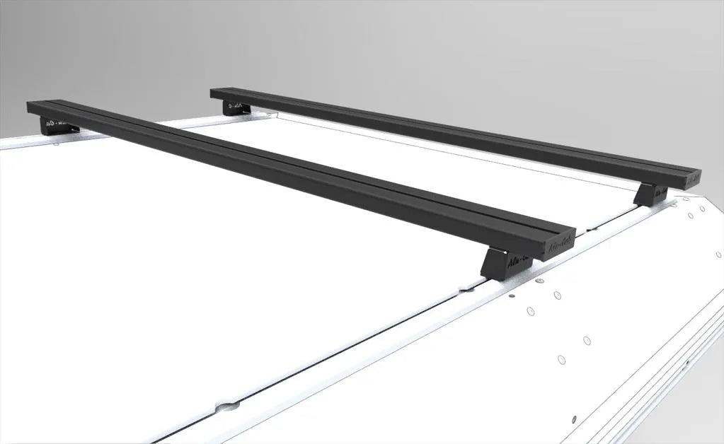 Kit de 2 barres de toit Alu-Cab en aluminium, fixation robuste pour véhicules tout-terrain, vendu par 2.
