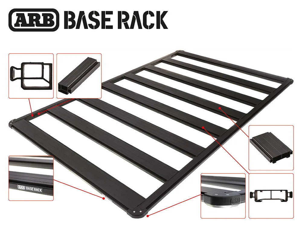 Kit Galerie de toit Mitsubishi Pajero 1991 a 2000 - ARB Baserack sur Xperts4x4 Accessoires 4x4 Off-Road