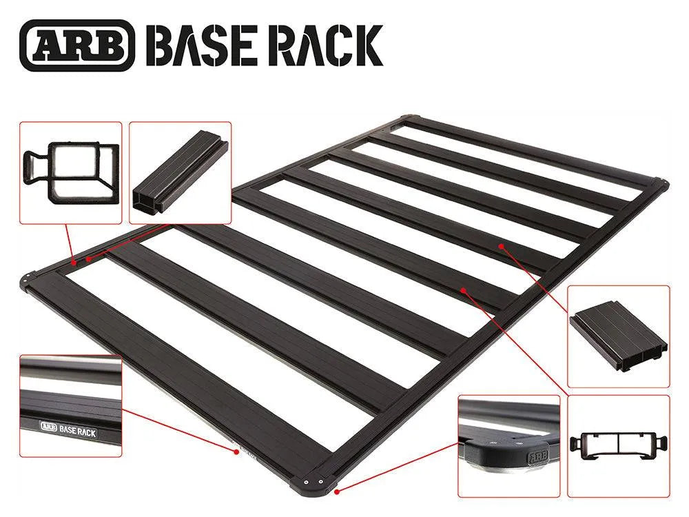 Kit Galerie de toit Toyota HDJ80 (80 Series) - ARB Baserack 1255 x 1285mm sur Xperts4x4 Accessoires 4x4 Off-Road