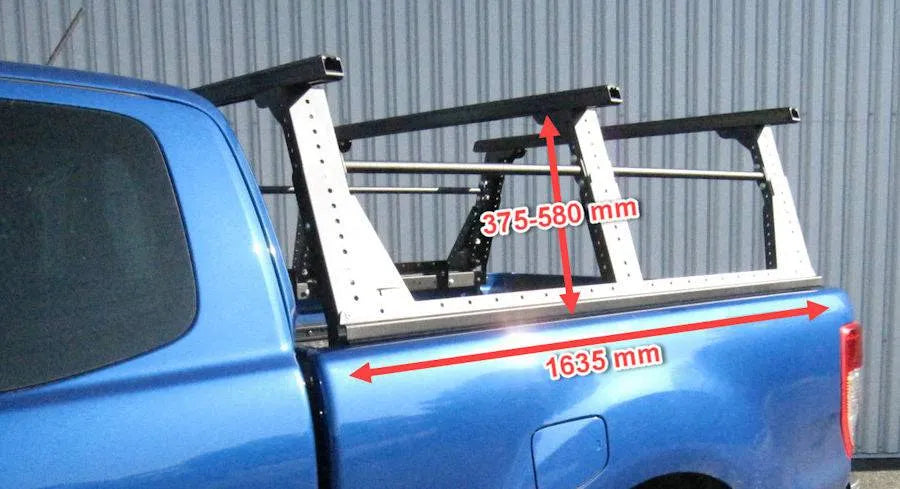 Kit Galerie Rhinorack sur Benne avec Multi-Rack Extensible pour Toyota Hilux REVO Extra Cab sur Xperts4x4 Accessoires 4x4 Off-Road