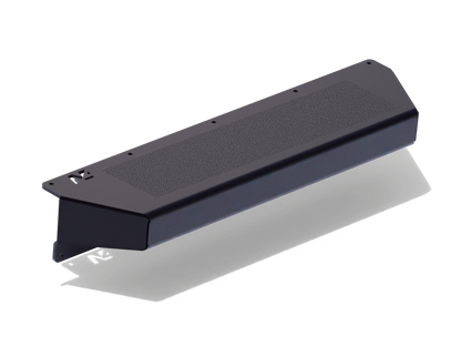 Marche-pieds N4 OFFROAD de 350mm pour profils rectangulaires de bas de caisse, robuste et antidérapant, pour véhicules tout-terrain.