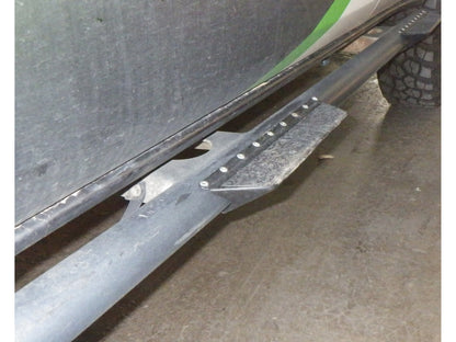 Paire de marche-pieds N4 OFFROAD pour tube de 60mm en acier antidérapant, idéal pour véhicules tout-terrain.