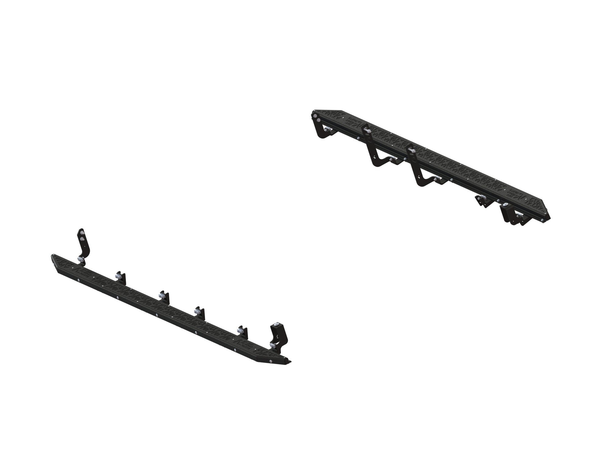 Protections de bas de caisse et marche-pieds N4 OFFROAD pour Mercedes Sprinter W907 N4 Offroad, vue de côté.