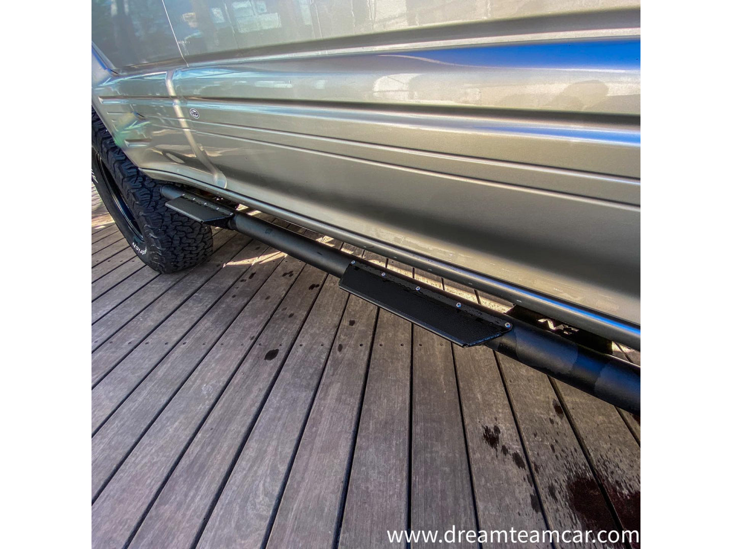 Protections tubulaires de bas de caisse Toyota KZJ95 KDJ95 N4 OFFROAD, marche-pieds robustes en acier pour 4x4 tout-terrain.