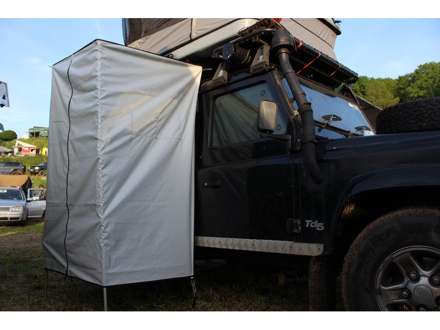 Abri-Douche James Baroud — Cabine Douche Bivouac Overland sur Xperts4x4 Accessoires 4x4 Off-Road