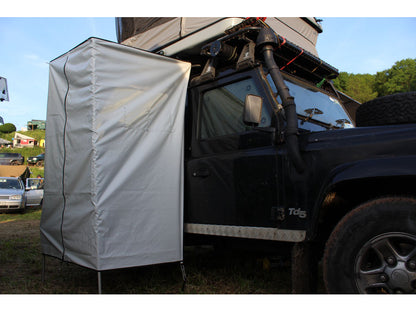 Abri-Douche James Baroud — Cabine Douche Bivouac Overland sur Xperts4x4 Accessoires 4x4 Off-Road
