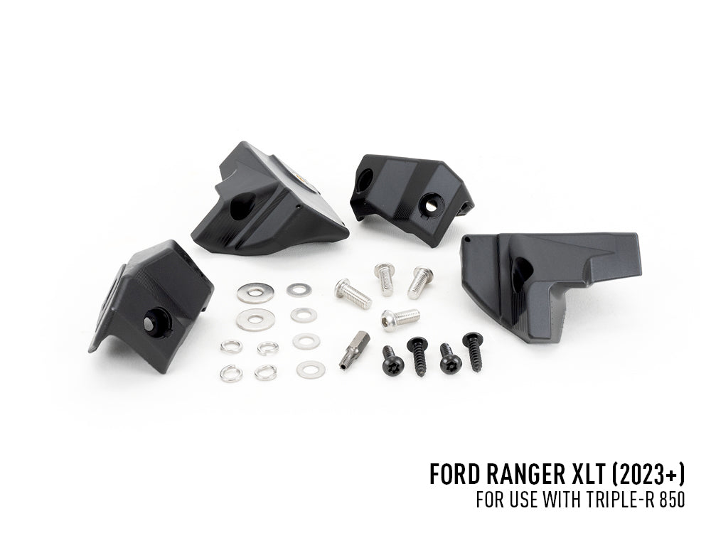 Kit de calandre LED LAZER LAMPS pour Ford Ranger Limited 2023+ avec feux triples R intégrés, design moderne et performant.