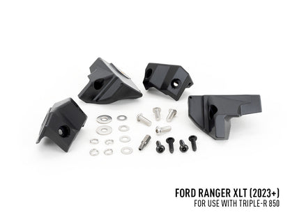 Kit de calandre LED LAZER LAMPS pour Ford Ranger Limited 2023+ avec feux triples R intégrés, design moderne et performant.