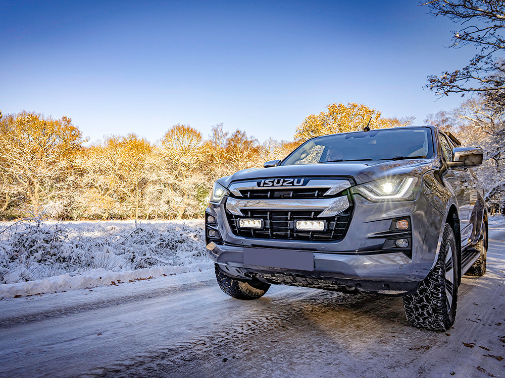 Kit de phares LED pour calandre LAZER LAMPS sur Isuzu D-MAX N60, éclairage puissant pour la grille.