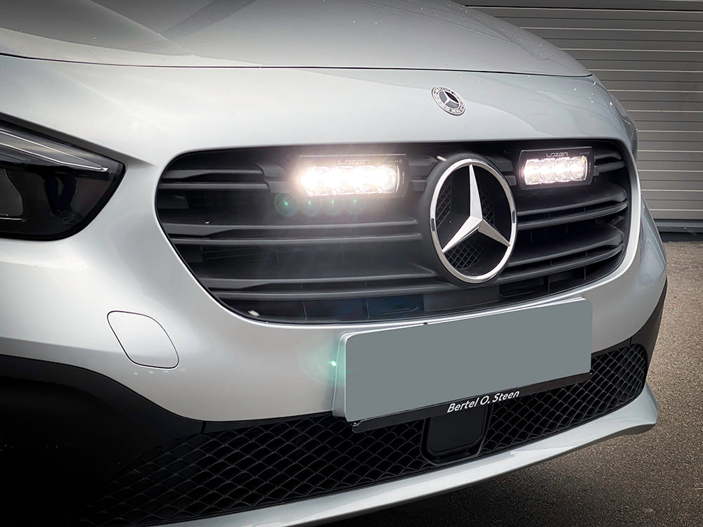 Kit de 2 phares LED pour calandre LAZER LAMPS pour Mercedes Citan 2022+ avec grille, installation facile