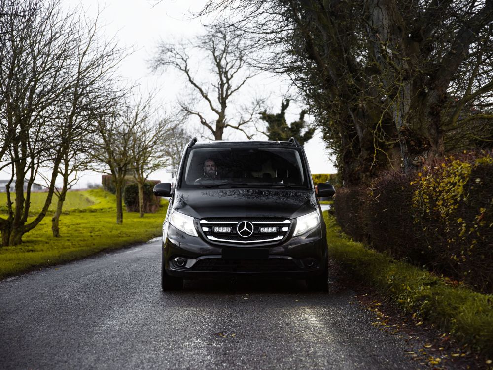 Kit de calandre LED LAZER LAMPS pour Mercedes Vito, ensemble de phares LED pour la grille du véhicule.
