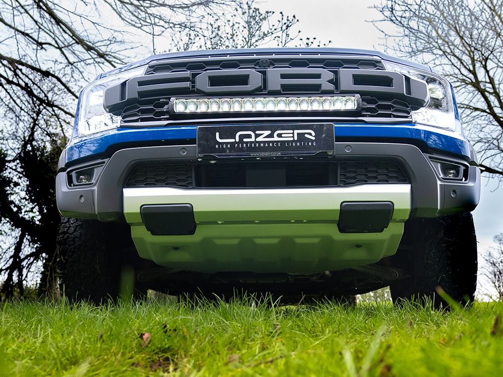 Pack LED Calandre LAZER LAMPS pour Ford Raptor 2023+ Next Gen, kit d'éclairage grille LED robuste et moderne.
