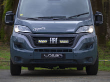 Pack LED Calandre LAZER LAMPS pour Fiat Ducato 2022-23, éclairage LED puissant intégré à la calandre du véhicule.