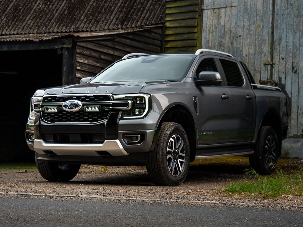 Pack de LED pour calandre LAZER LAMPS sur Ford Ranger Platinum 2023, éclairage LED puissant pour véhicule tout-terrain.