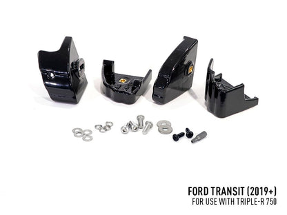 Pack LED de calandre LAZER LAMPS pour Ford Transit 2019+ avec phares LED intégrés, design moderne et éclairage puissant.