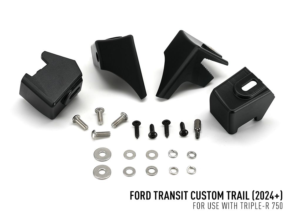 Pack LED Calandre LAZER LAMPS pour Ford Transit Custom Trail 2024+, éclairage LED robuste et design moderne pour véhicule utilitaire.