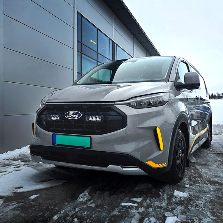 Pack LED Calandre LAZER LAMPS pour Ford Transit Custom Trail 2024, éclairage LED puissant pour véhicule utilitaire.