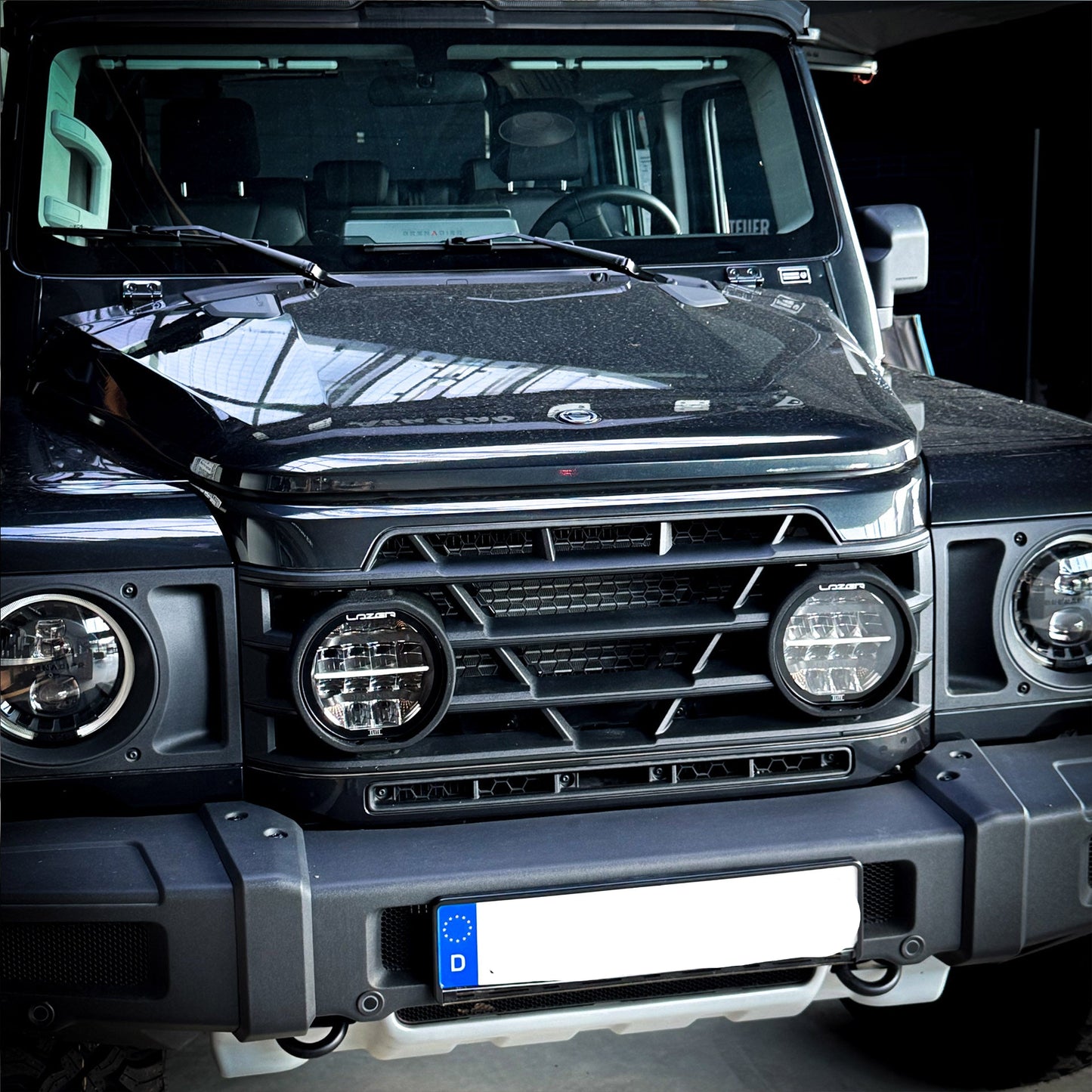 Pack LED Calandre LAZER LAMPS pour Ineos Grenadier 2023, phares LED de haute performance pour véhicule tout-terrain.