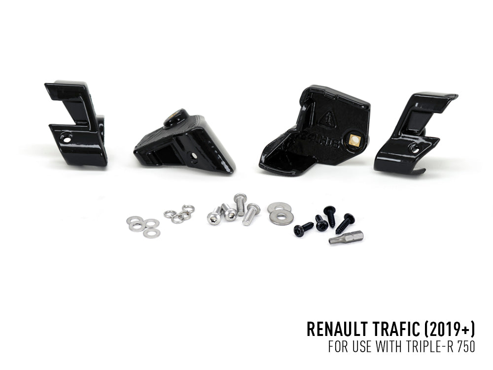 Pack LED Calandre LAZER LAMPS pour Renault Trafic avec feux LED intégrés, design moderne et haute performance.