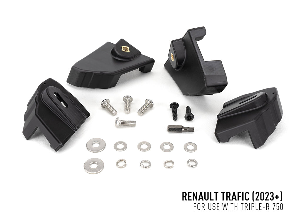 Pack LED de calandre LAZER LAMPS pour Renault Trafic, avec éclairage LED moderne et design robuste.