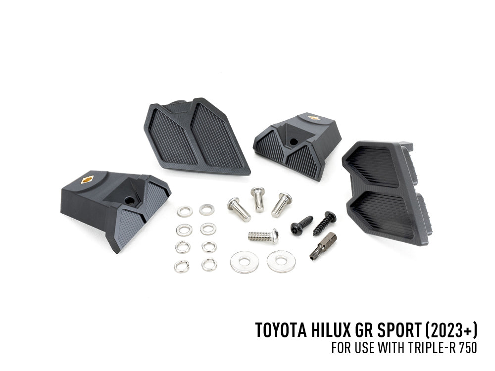 Pack LED Calandre LAZER LAMPS pour Toyota Hilux GR Sport, phares LED modernes intégrés à la calandre.
