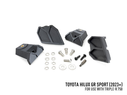 Pack LED Calandre LAZER LAMPS pour Toyota Hilux GR Sport, phares LED modernes intégrés à la calandre.