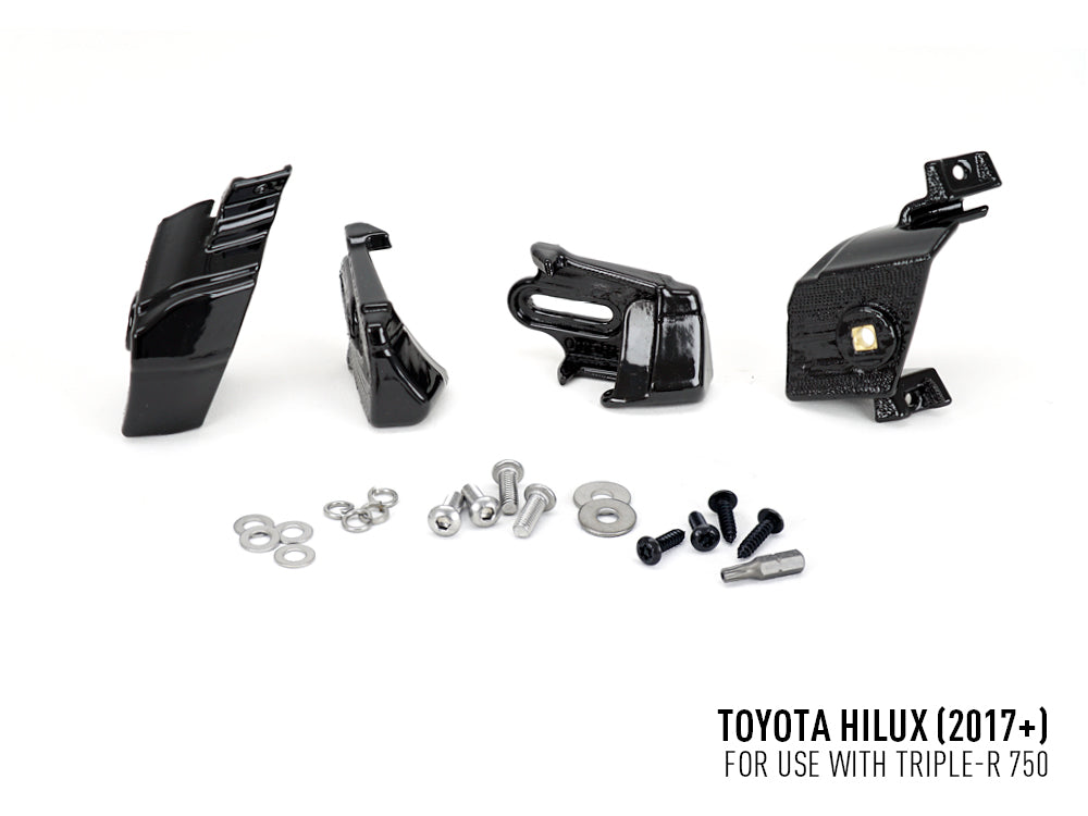 Pack LED Calandre LAZER LAMPS pour Toyota Hilux Revo avec phares LED puissants et design robuste.