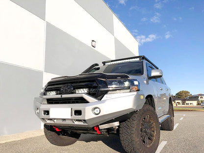Pack LED Calandre LAZER LAMPS pour Toyota Land Cruiser 200, phares LED modernes intégrés dans la calandre.