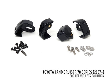 Pack LED Calandre LAZER LAMPS pour Toyota Land Cruiser 70 Série 2007-2023, 2x LED ST4 intégrés, design robuste et moderne.