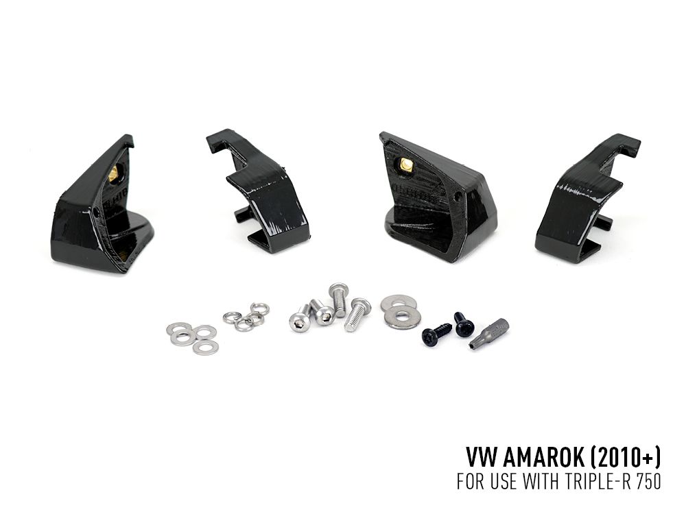 Pack LED Calandre LAZER LAMPS pour VW Amarok 2010-2015, feux LED élégants intégrés à la calandre du véhicule.
