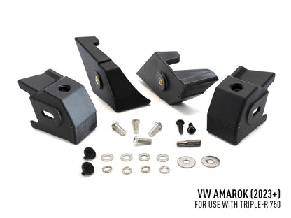 Pack LED Calandre LAZER LAMPS pour VW Amarok 2023+ avec feux LED intégrés, design moderne et haute visibilité.
