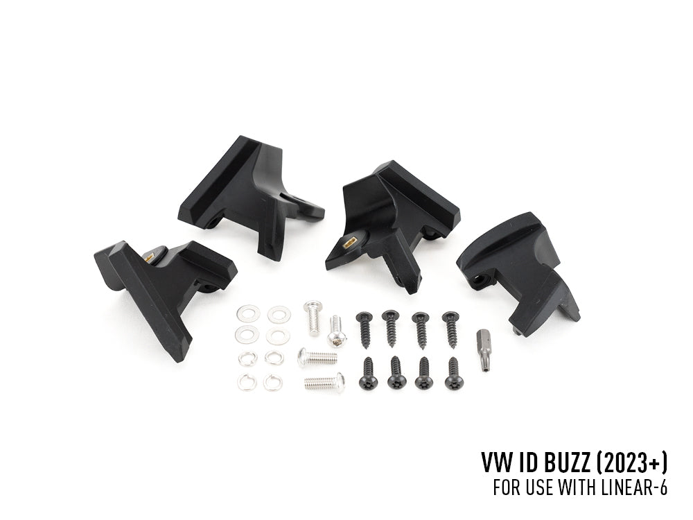 Pack LED Calandre LAZER LAMPS pour VW ID Buzz 2023+ avec phares LED intégrés, design moderne et haute performance.