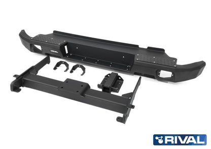 Pare-choc Arriere Aluminium Rival - Volkswagen Amarok 2010 à 2022 sur Xperts4x4 Accessoires 4x4 Off-Road