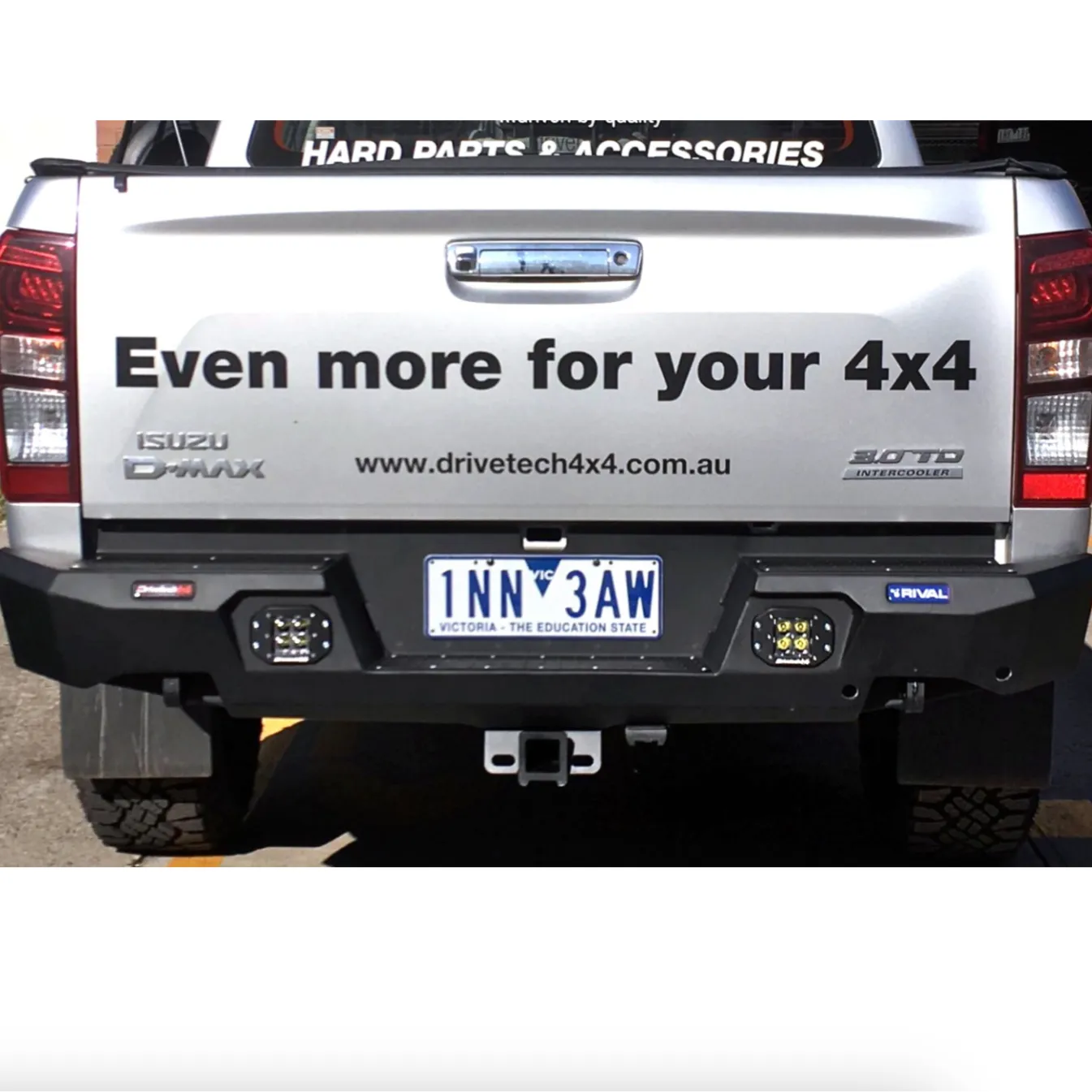 Pare-choc Arrière Aluminium Rival4x4 | Isuzu Dmax 2012-2020 sur Xperts4x4 Accessoires 4x4 Off-Road