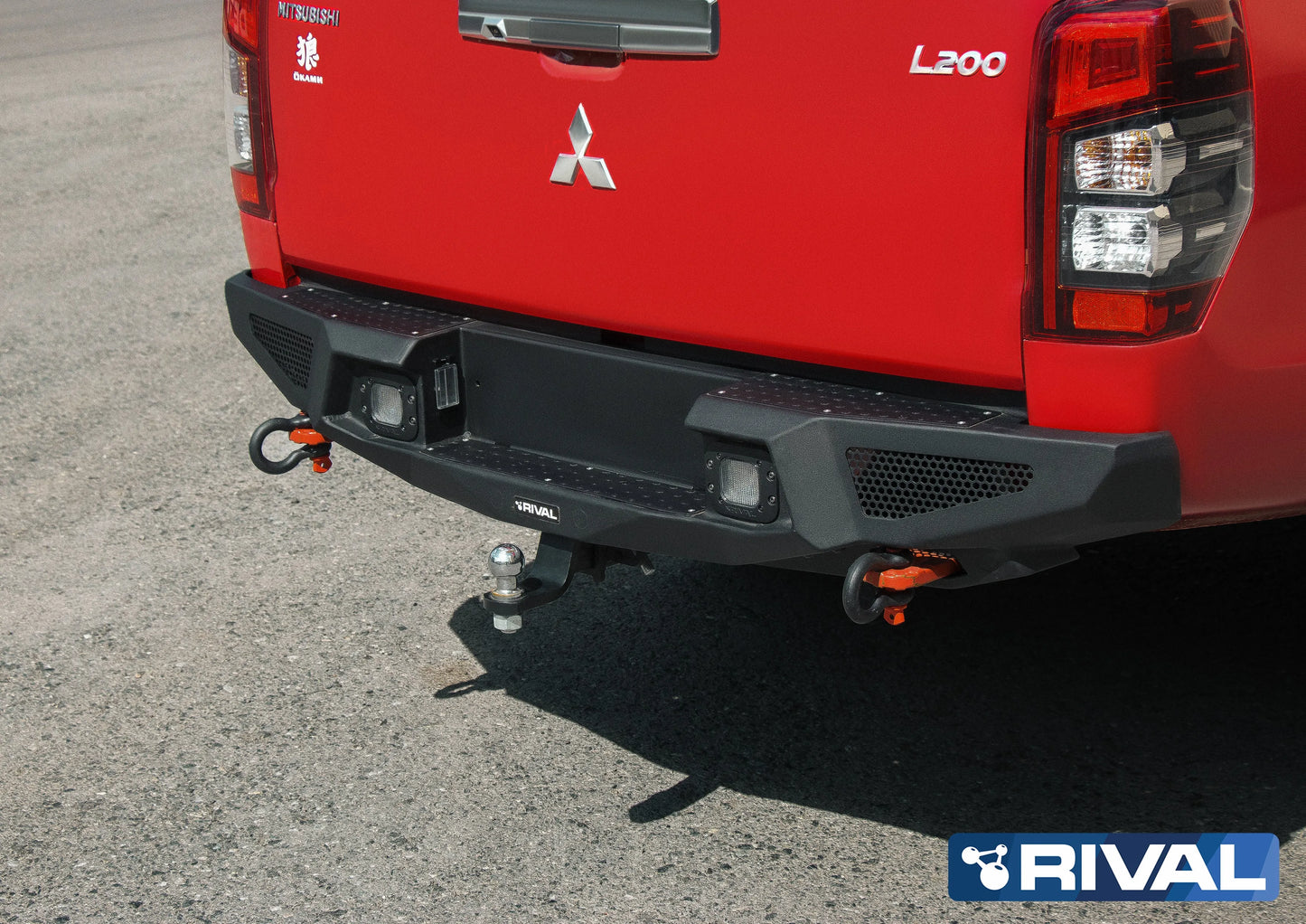 Pare-choc Arrière Aluminium Rival4x4 | Mitsubishi L200 2019+ sur Xperts4x4 Accessoires 4x4 Off-Road