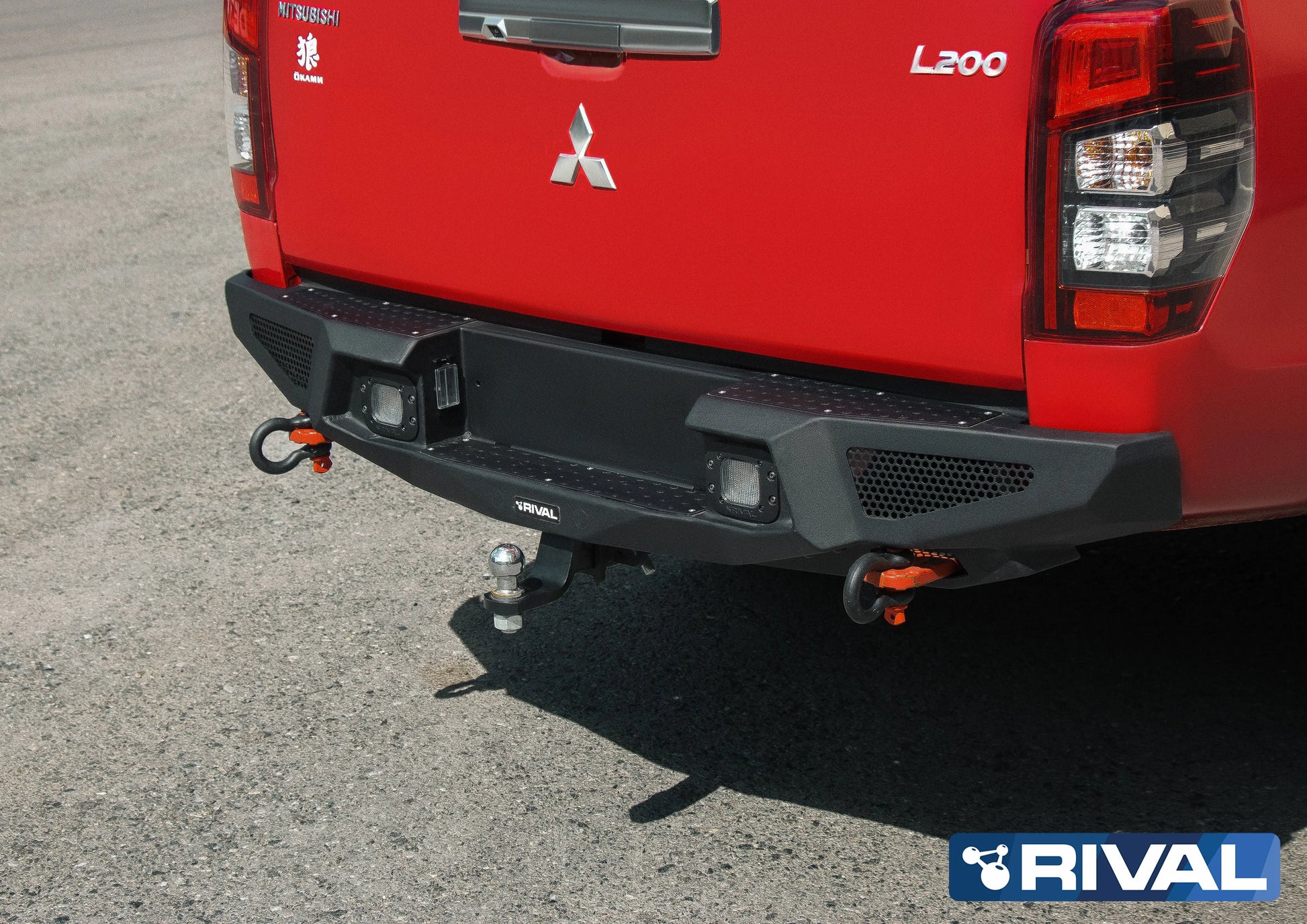 Pare-choc Arrière Aluminium Rival4x4 | Mitsubishi L200 2019+ sur Xperts4x4 Accessoires 4x4 Off-Road