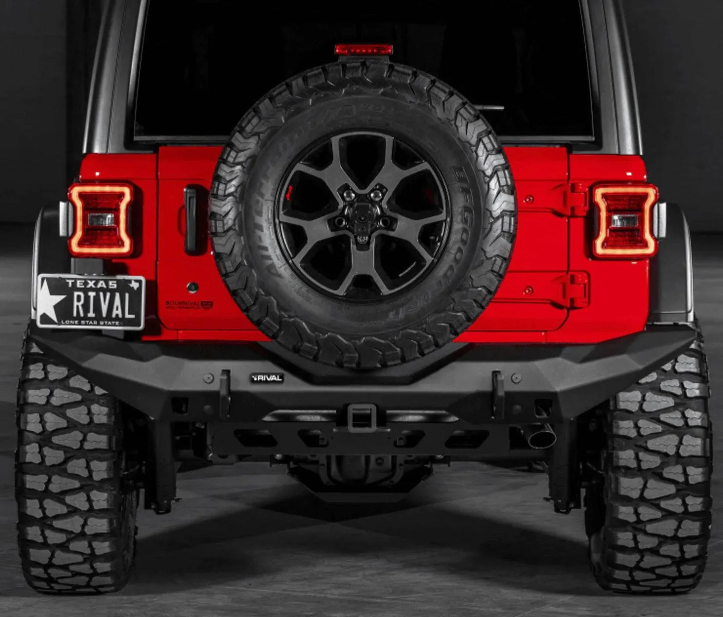 Pare-choc Arrière RIVAL sans Feux LED - Jeep Wrangler JL 2018-Present sur Xperts4x4 Accessoires 4x4 Off-Road