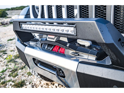 Pare-choc avant N4 OFFROAD pour Jeep Wrangler JL, robuste et conçu pour une protection tout-terrain.