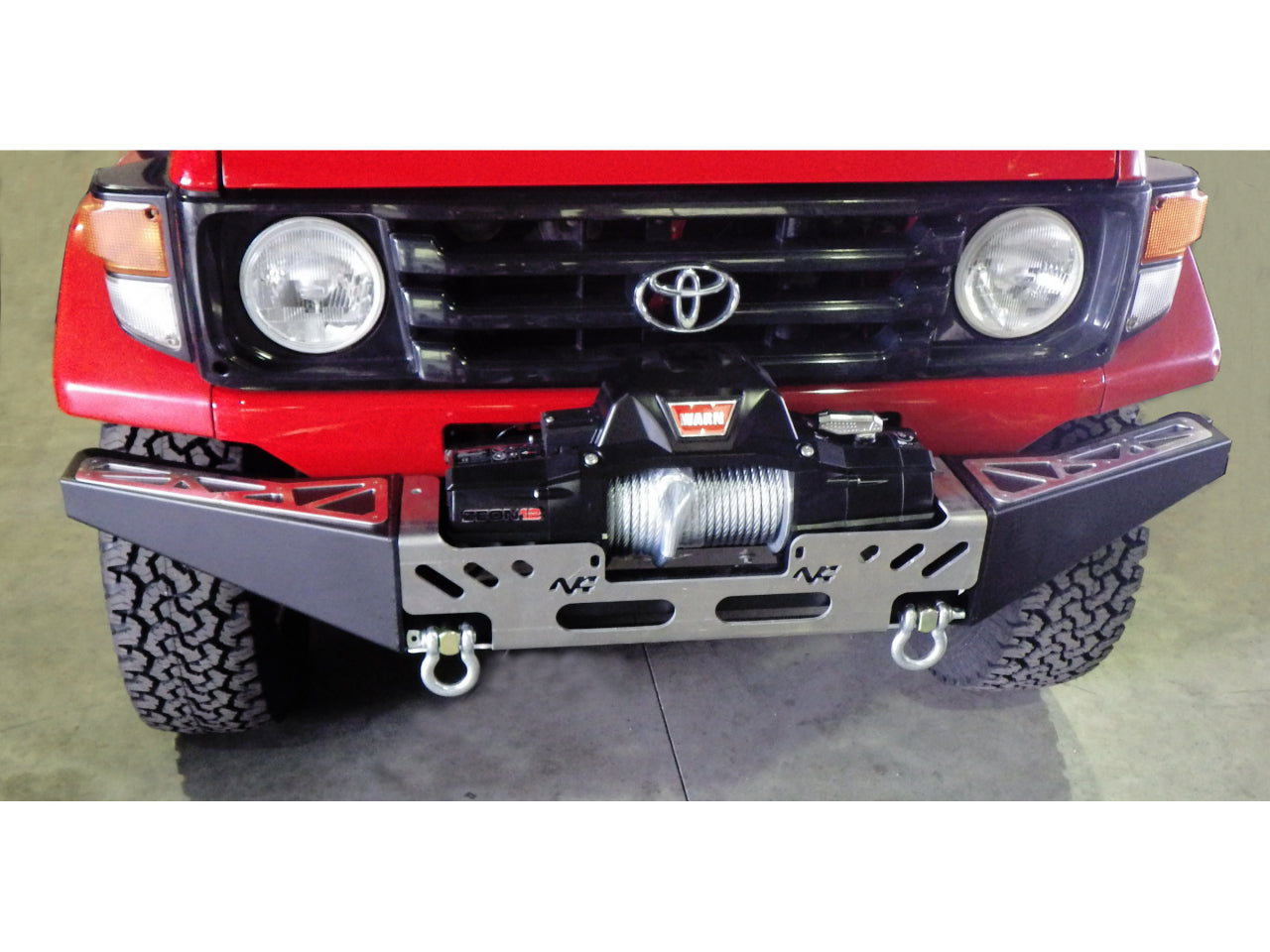 Pare-choc avant en acier pour Toyota Série 7 2007, modèle N4 OFFROAD, robuste et adapté pour l off-road.