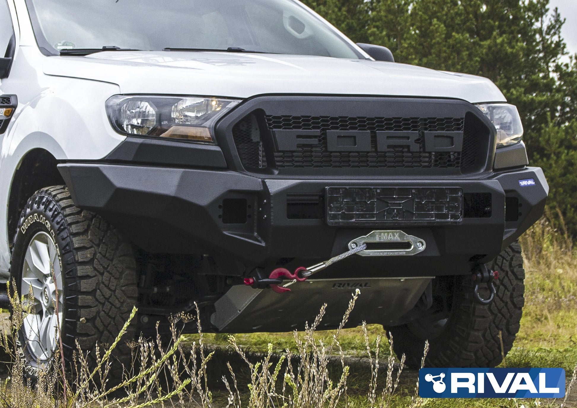 Pare-choc Avant Aluminium Rival4x4 - Ford Ranger 2011-2022 sur Xperts4x4 Accessoires 4x4 Off-Road