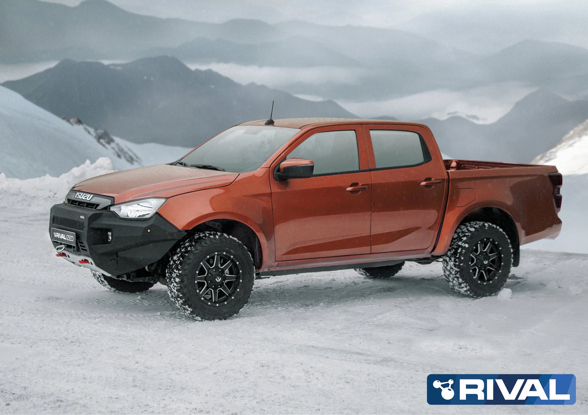 Pare-choc Avant Aluminium Rival4x4 - Isuzu D-max N60 2020+ sur Xperts4x4 Accessoires 4x4 Off-Road