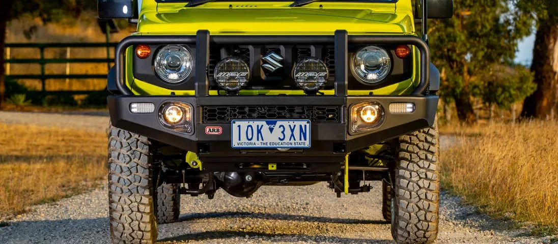 Pare-choc Avant ARB pour Suzuki Jimny 2018 a Present | SUMMIT BULLBAR sur Xperts4x4 Accessoires 4x4 Off-Road