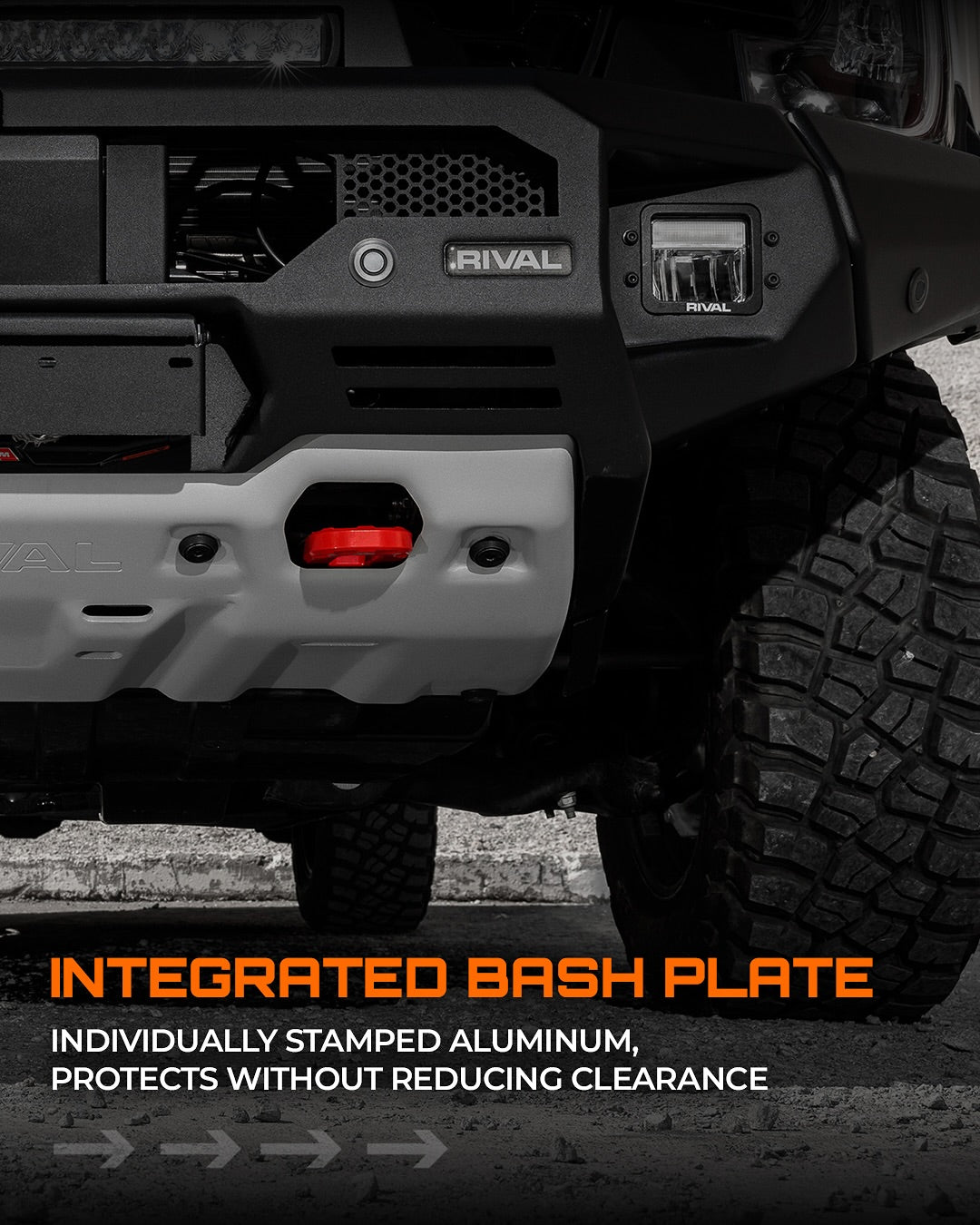 Pare-choc avant GEN2 RIVAL en aluminium pour Ford Ranger 2023+, robuste et design renforcé, version moderne pour 4x4.