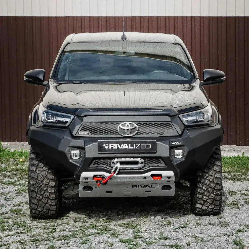 Pare-choc Avant Rival Toyota Hilux 2021 a Present | Léger et Robuste sur Xperts4x4 Accessoires 4x4 Off-Road