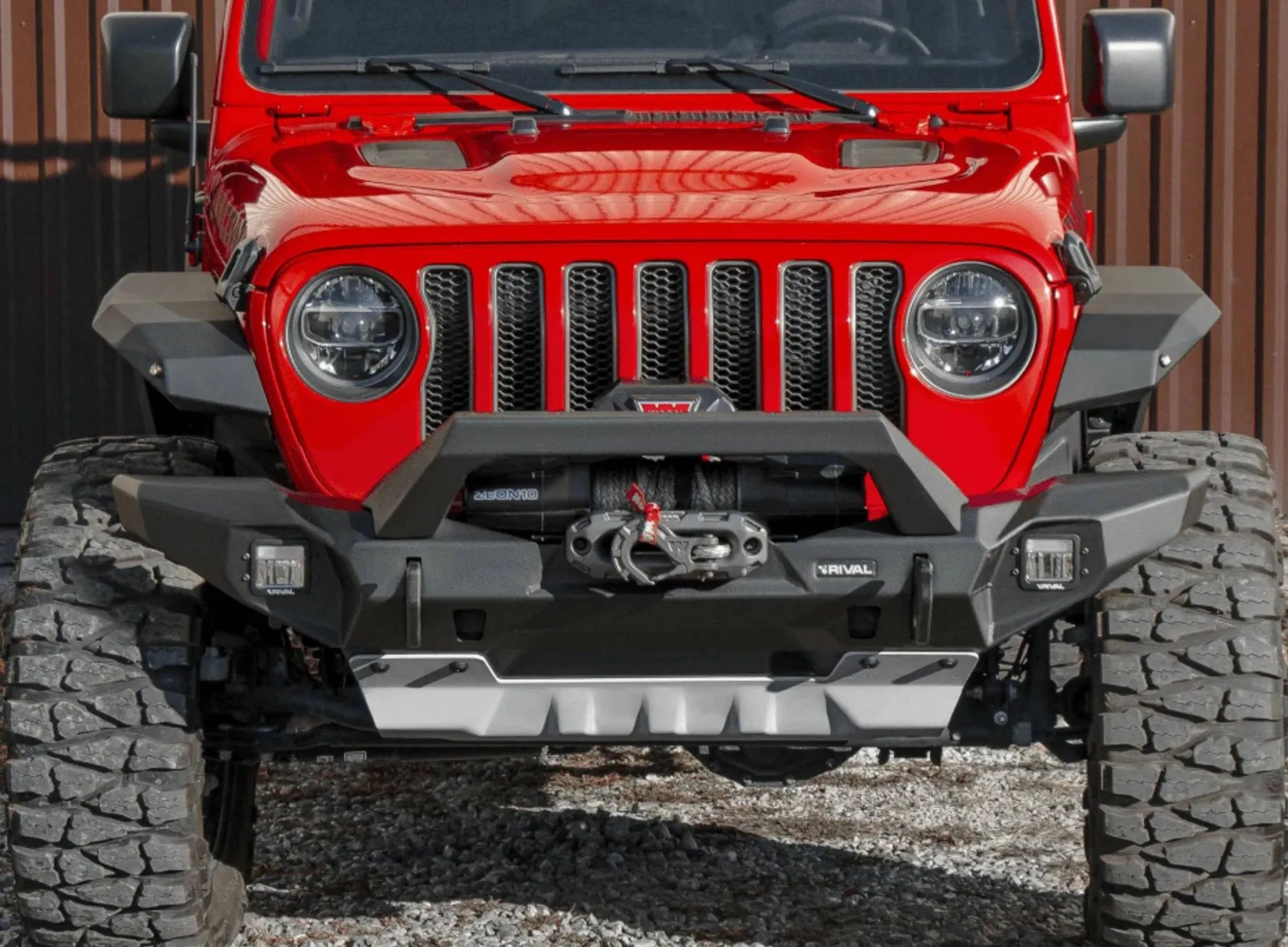 Pare-choc Avant RIVAL4x4 pour Jeep Wrangler JK/JL/JT | Aluminium sur Xperts4x4 Accessoires 4x4 Off-Road