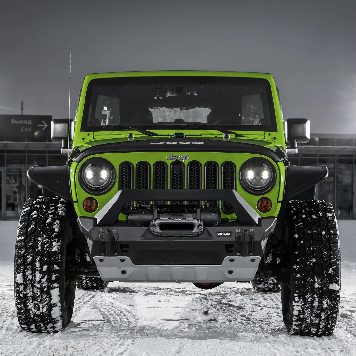 Pare-choc Avant Stubby avec A-Bar Rival4x4 - Jeep Wrangler JK/JL & Gladiator JT sur Xperts4x4 Accessoires 4x4 Off-Road