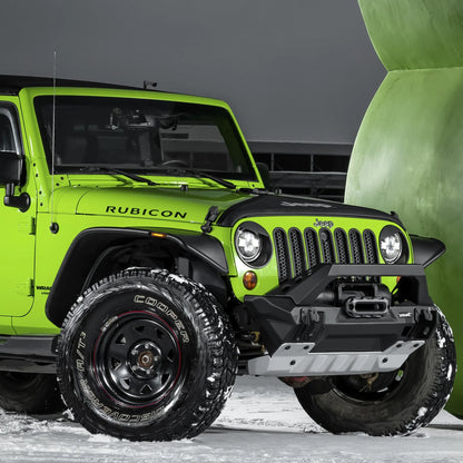 Pare-choc Avant Stubby avec A-Bar Rival4x4 - Jeep Wrangler JK/JL & Gladiator JT sur Xperts4x4 Accessoires 4x4 Off-Road