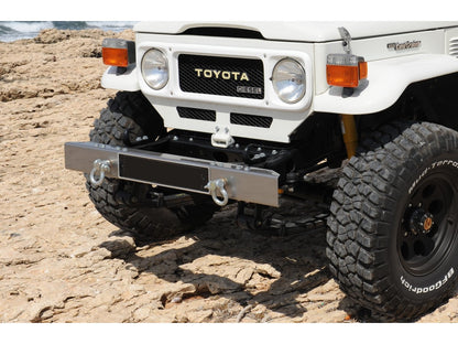 Pare-choc avant en acier pour Toyota Land Cruiser Série 4 N4 OFFROAD, robuste et adapté à l'off-road, visible en image.