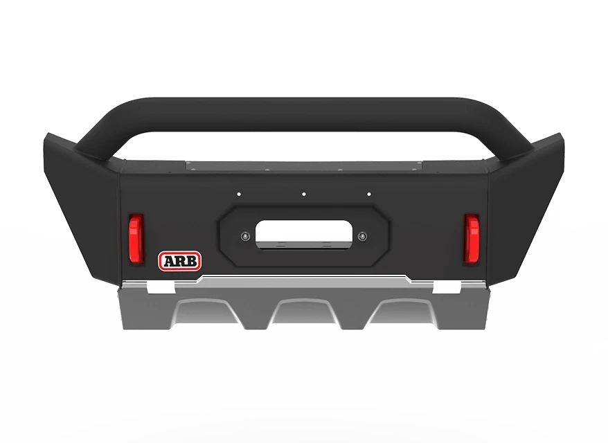 Pare-chocs avant ARB Bondi Stubby pour Jeep Wrangler JL et Gladiator, robuste pare-chocs tout-terrain en acier.