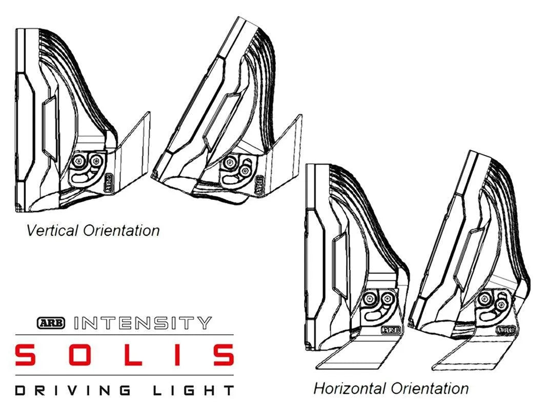 Phare LED Intensity Solis 36 - ARB - Faisceau Long (unité) sur Xperts4x4 Accessoires 4x4 Off-Road